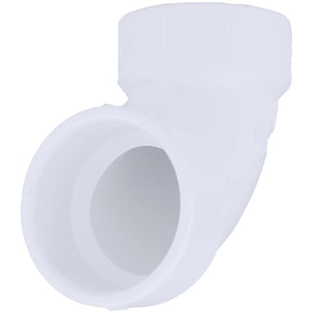 Charlotte Pipe And Foundry 1-1/4 In. Schedule 40 90 Deg. Sanitary DWV PVC Elbow 1/4 Bend PVC 00300 0600HA